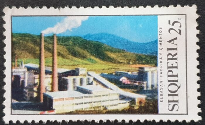 Albania Shqiperia 1971 “Industry” SG1417d 25q used single stamp