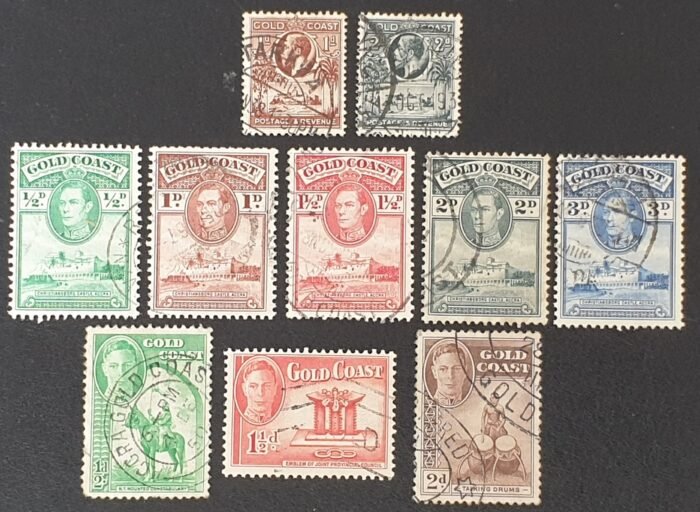 Gold Coast Mixed Used Stamps