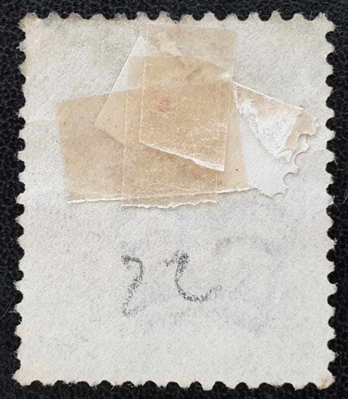Great Britain Queen Victoria 1880 SG157 2½d. blue , Plate 22, Letters I-L used stamp - Image 2