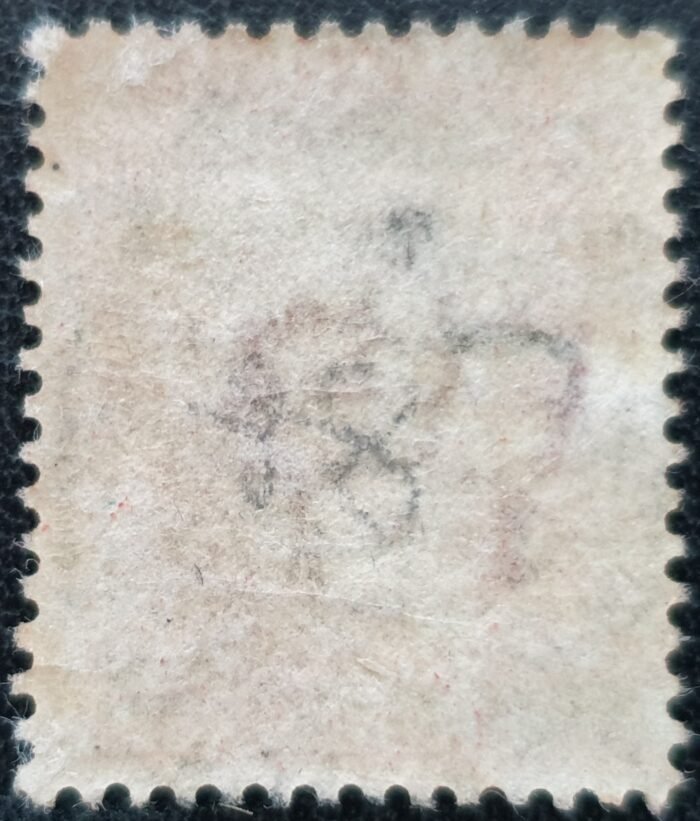 Great Britain Queen Victoria 1864 SG43 1d. red Plate 188 L-A used stamp - Image 2