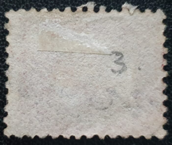 Great Britain Queen Victoria SG48 Rose-Red 1870 ½d Bantams Plate 3 Q-C used stamp - Image 2