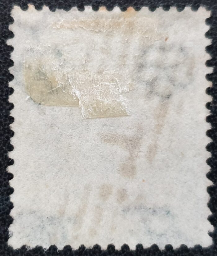 Great Britain Queen Victoria SG 72 1s. green, Wmk. Emblems used stamp - Image 2