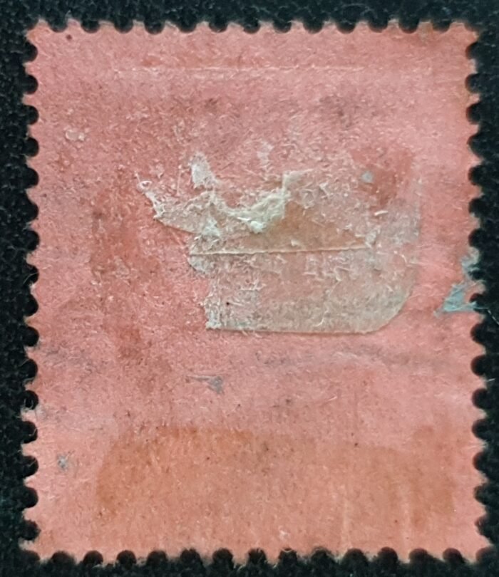 Great Britain Queen Victoria Official Govt. Parcels SG O66 6d. purple on rose-red paper used stamp - Image 2