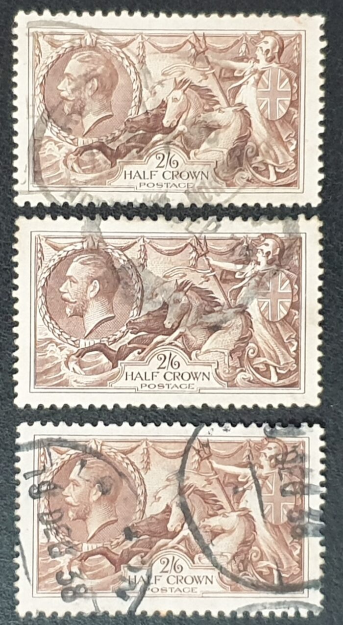 Great Britain King George V 1934 SG450 2s6d chocolate-brown used stamps