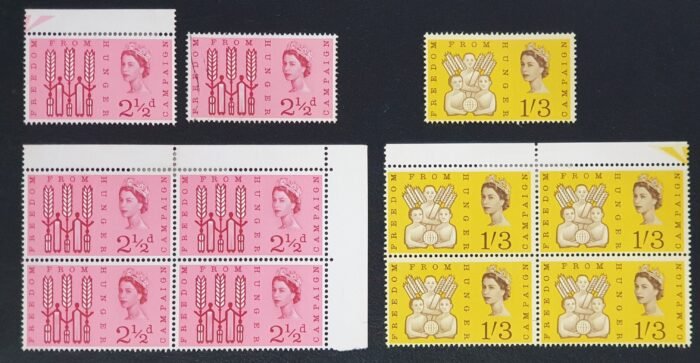 Great Britain Queen Elizabeth II 1963 "Freedom from Hunger" SG634/5 Mounted Mint Stamps