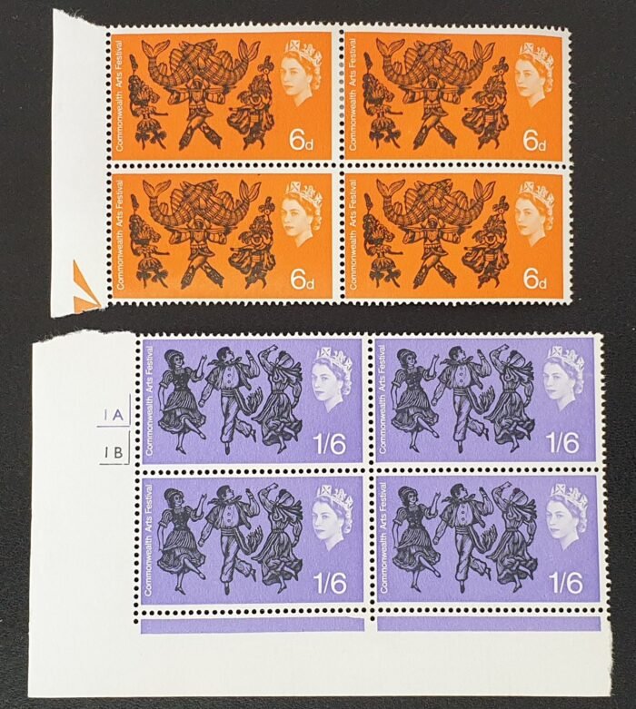 Great Britain Queen Elizabeth II 1965 "Arts Festival" SG669/670 Mounted Mint Stamps