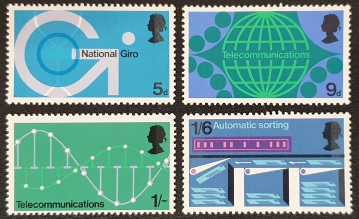 Great Britain Queen Elizabeth II 1969 "British Post Office Technology" SG808/11 Set of 4 MNH