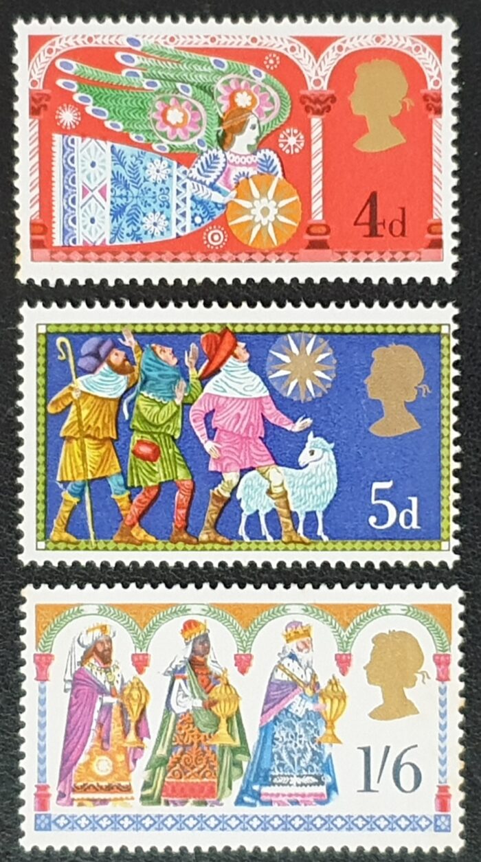 Great Britain Queen Elizabeth II 1969 "Christmas" SG812/4 Set of 3 MNH