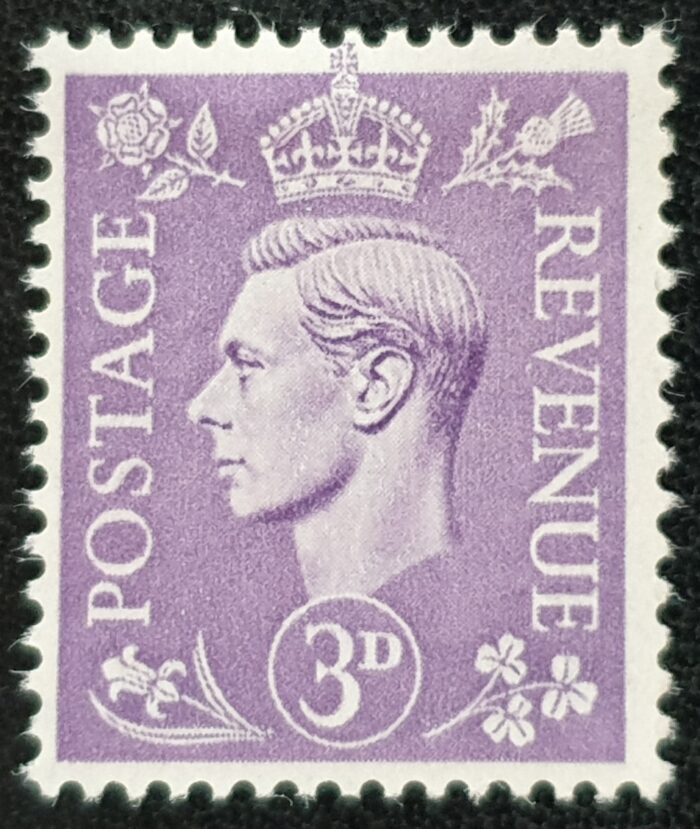Great Britain King George VI 1941 SG490 3d pale violet MNH