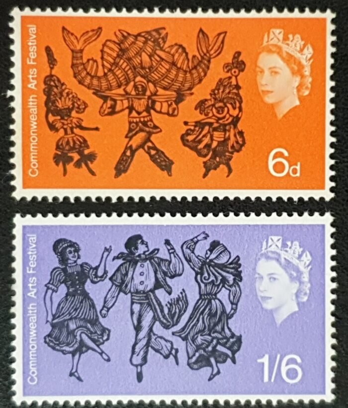Great Britain Queen Elizabeth II 1965 "Arts Festival" SG669 LMM SG670 MNH