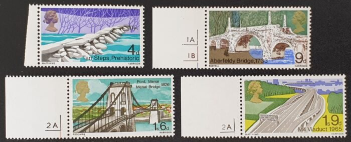 Great Britain Queen Elizabeth II 1968 "British Bridges" SG763/6 Set of 4 MNH