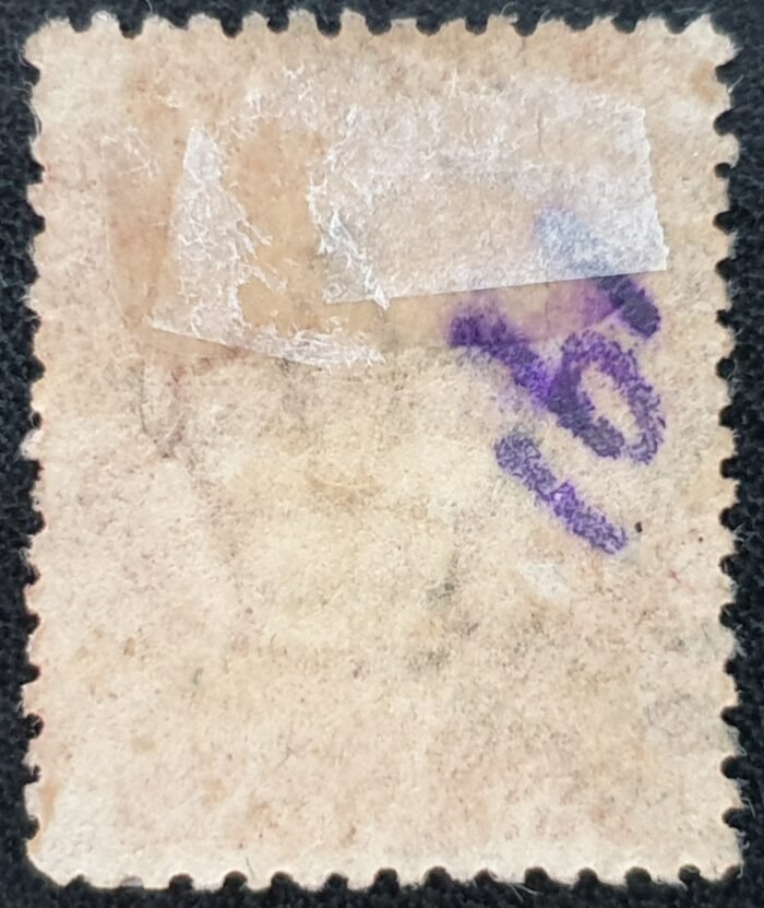 Great Britain Queen Victoria 1864 SG43 1d. red Plate 191 Letters F-G used stamp - Image 2