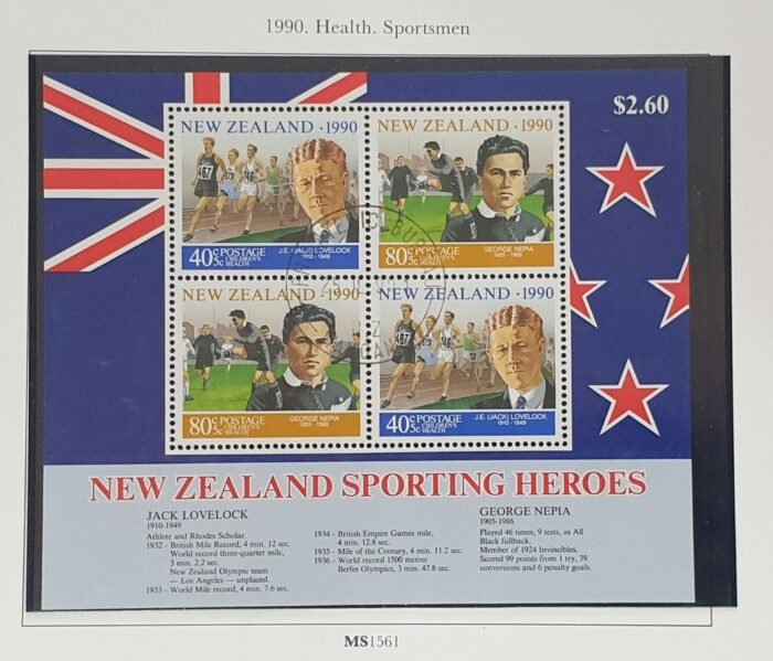 NEW ZEALAND 1990 "HEALTH" MINIATURE SHEET MS1561 used