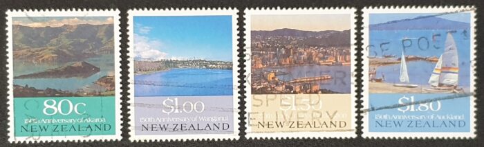 New Zealand 1990 '150th Anniversary of European Settlement' SG1554/7 Used Stamps