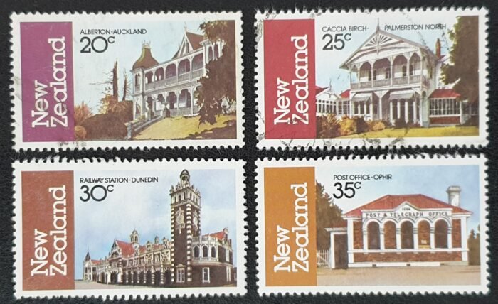 New Zealand 1982 'Architecture 3rd series' SG1262/5 Set of 4 used stamps