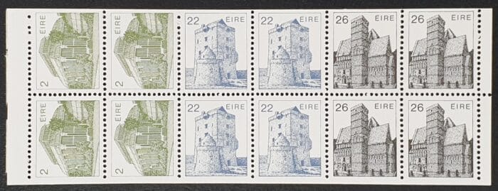Ireland (Eire) 1982/90 Architecture Booklet Pane SG533ac MNH