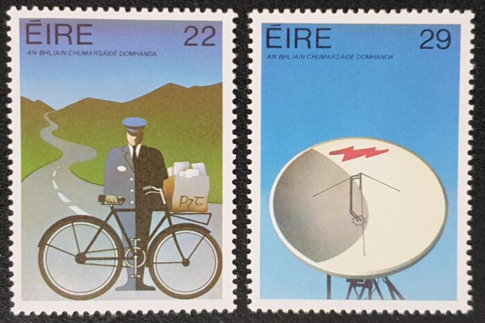 Ireland Eire 1983 'World Communications Year' SG569/70 MNH