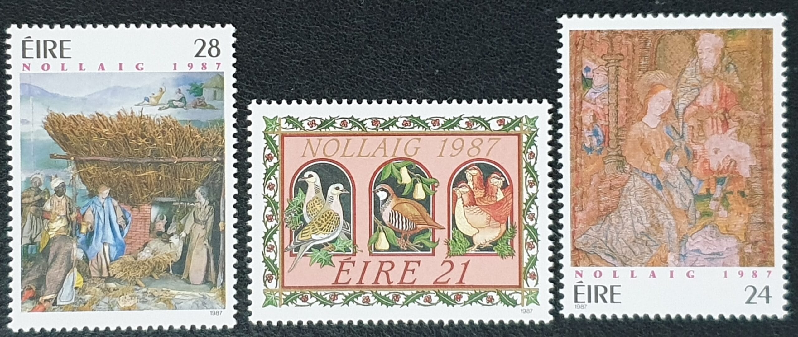 Ireland Eire 1987 'Christmas' SG681/3 Set of 3 MNH