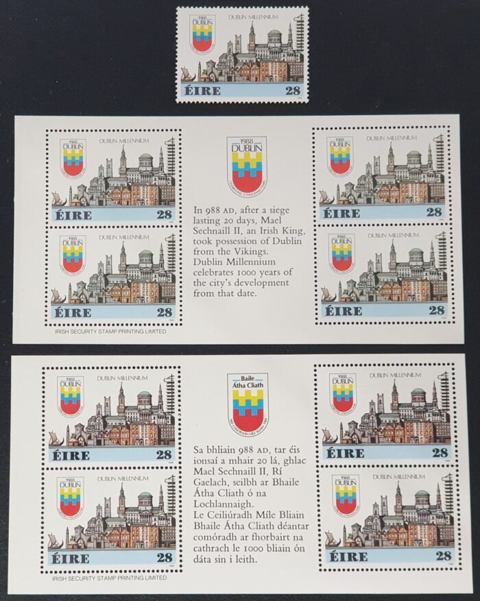 Ireland Eire 1988 'Dublin Millennium' MNH
