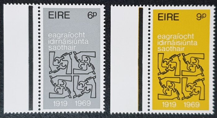 Ireland Eire 1969 '50th Anniversary of I.L.O.' SG269/70 MNH