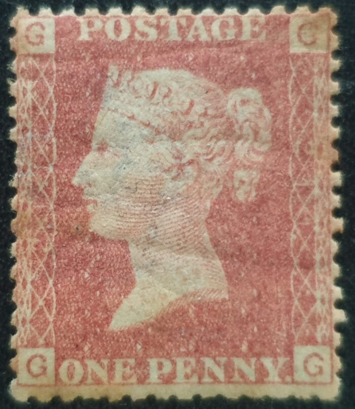 Great Britain Queen Victoria 1864 SG43 1d red Plate 211 G-G Mounted Mint