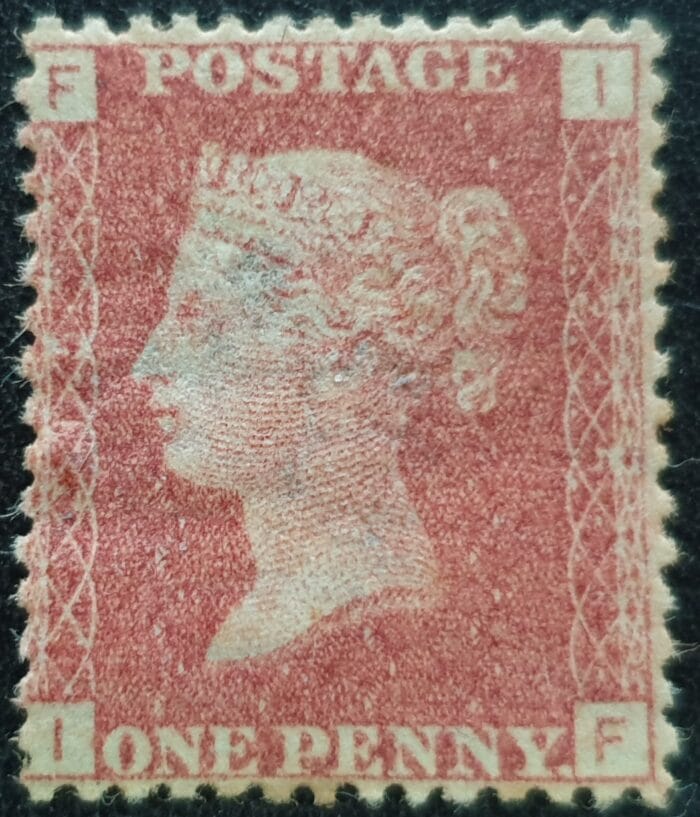 Great Britain Queen Victoria 1864 SG43 1d red Plate 215 I-F Mounted Mint