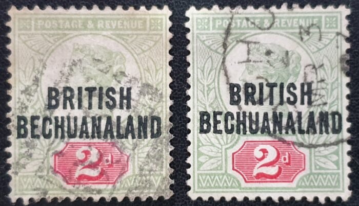 Bechuanaland 1891 QV SG34 2d Overprint Fine Used Stamps