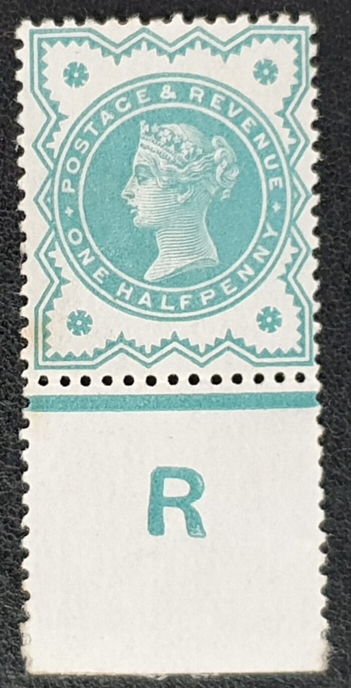 Great Britain Queen Victoria Control R 1900 ½d dull blue-green SG213 spec KC23 Mounted Mint