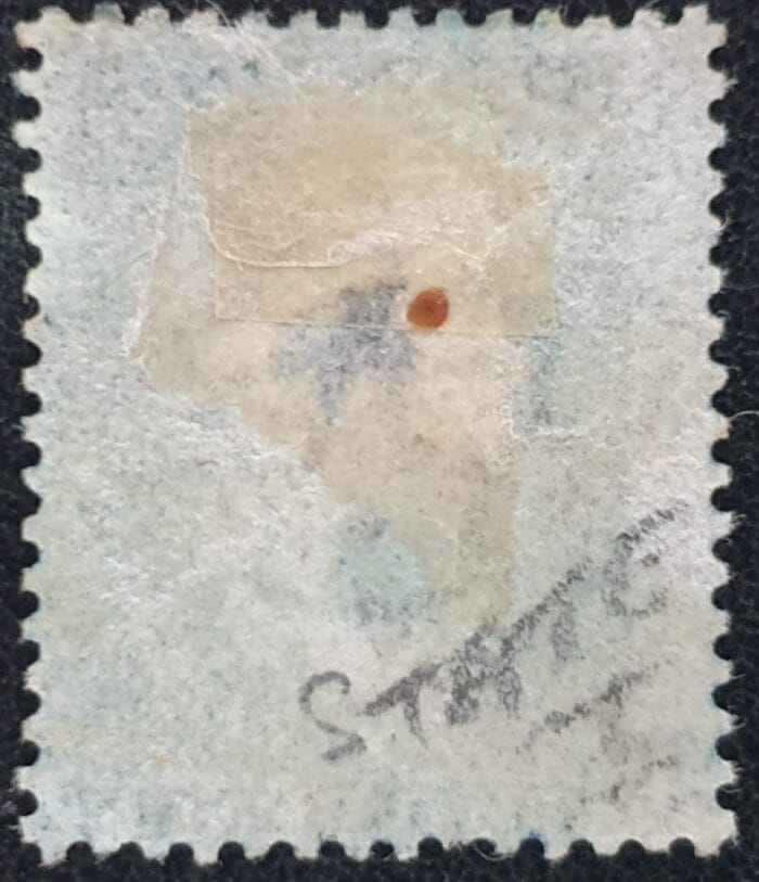 Great Britain Queen Victoria SG45 2d blue NJ Plate 9 State I used - Image 2