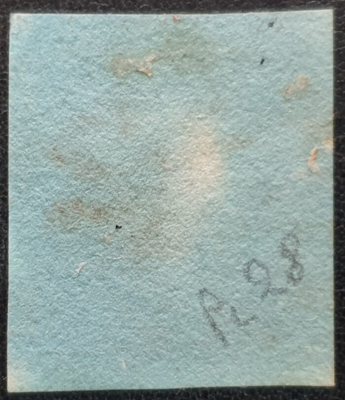 Great Britain Queen Victoria SG8a 1d red FI Plate 28 Black MX Ivory Head used - Image 2
