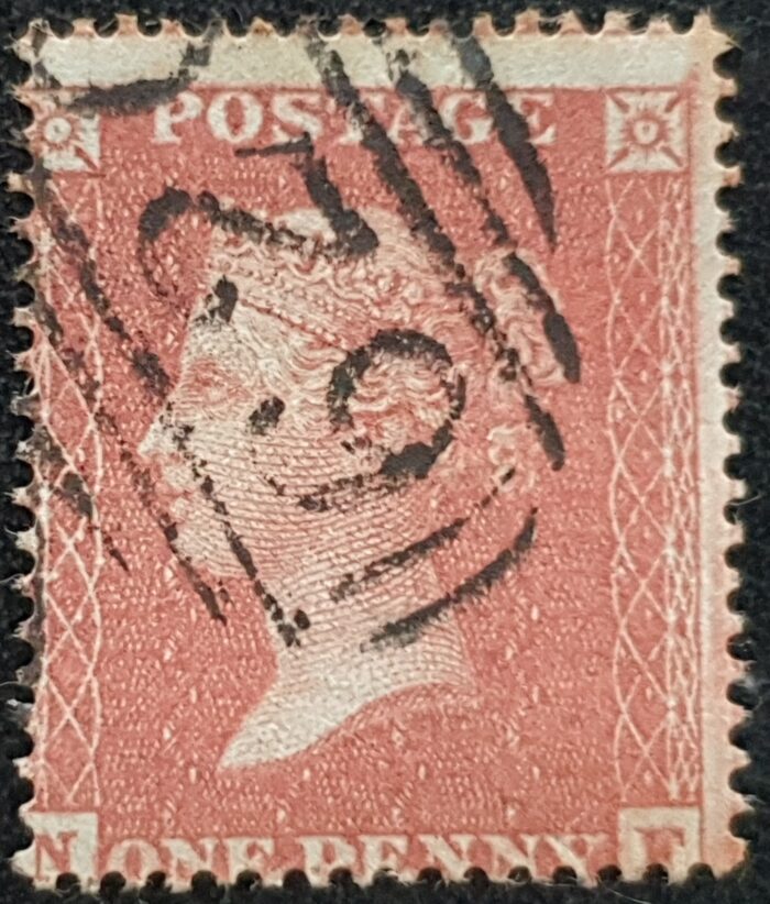 Great Britain Queen Victoria 1855 1d red Plate 18 Die II SG21-C4(1) SC 16 NF used