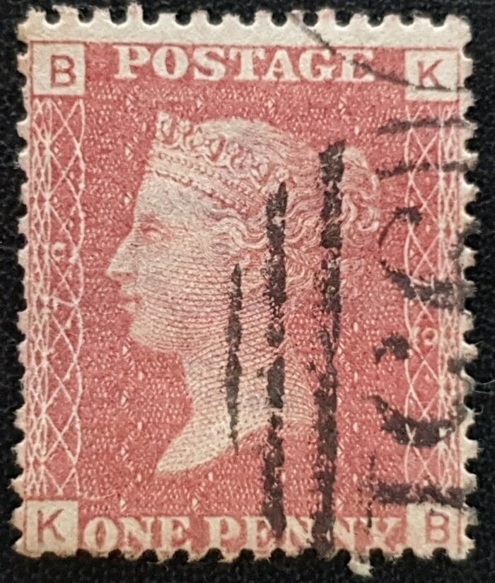 Great Britain Queen Victoria 1864 SG43 1d red Plate 79 KB used
