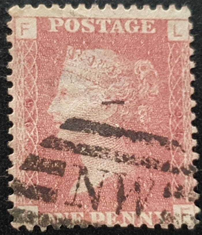 Great Britain Queen Victoria 1864 SG43 1d red Plate 95 LF used
