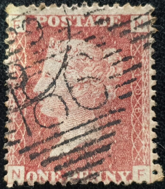 Great Britain Queen Victoria 1864 SG43 1d rose red Plate 108 NF used