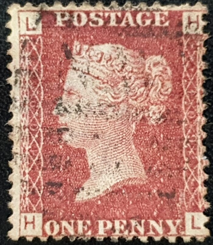 Great Britain Queen Victoria 1864 SG43 1d rose red Plate 109 HL used
