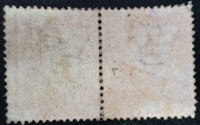Great Britain Queen Victoria 1864 SG43 1d rose red Pair PK/PL Plate 116 used - Image 2