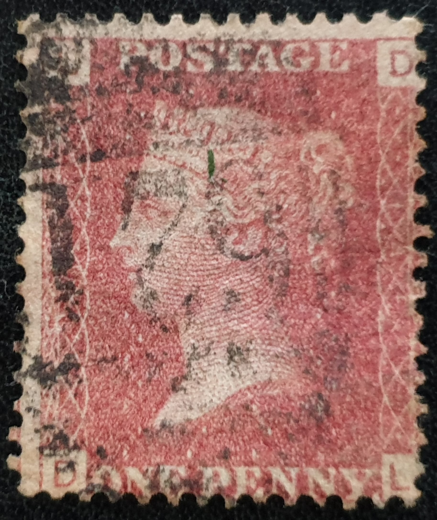 Great Britain Queen Victoria 1864 SG43 1d red Plate 145 DL used