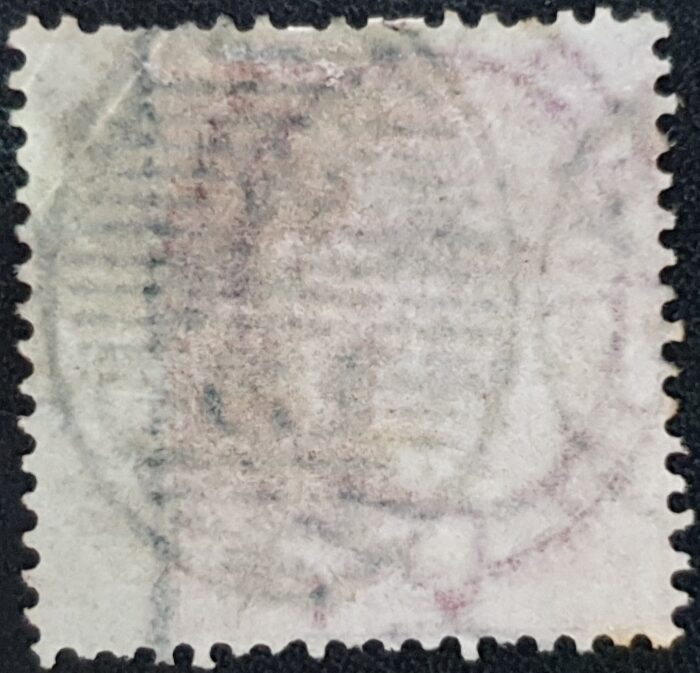 Great Britain Queen Victoria 1857 SG66 4d rose carmine Right Wing Margin used - Image 2