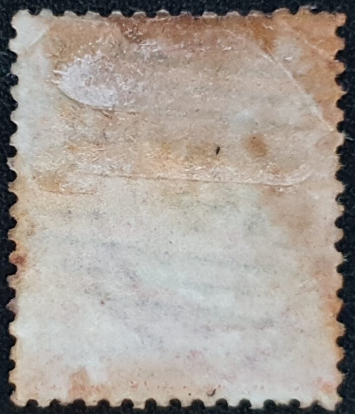 Great Britain Queen Victoria SG79 4d bright red Plate 3 JD used - Image 2