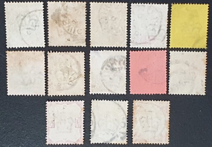 Great Britain Queen Victoria 1887-92 'Jubilee' ISSUE SG197-212 Set of 14 CDS Used - Image 2