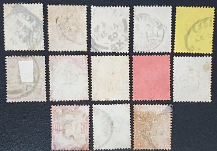 Great Britain Queen Victoria 1887-92 ‘Jubilee’ ISSUE SG197-212 Set of 14 CDS Used - Image 2