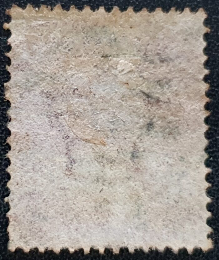 Great Britain Queen Victoria 1864 SG43 1d red Plate 164 ME *BROKEN PERF-PIN* VARIETY used - Image 2