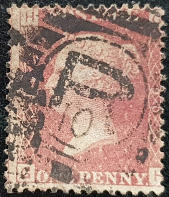 Great Britain Queen Victoria 1864 SG43 1d red Plate 90 GH used