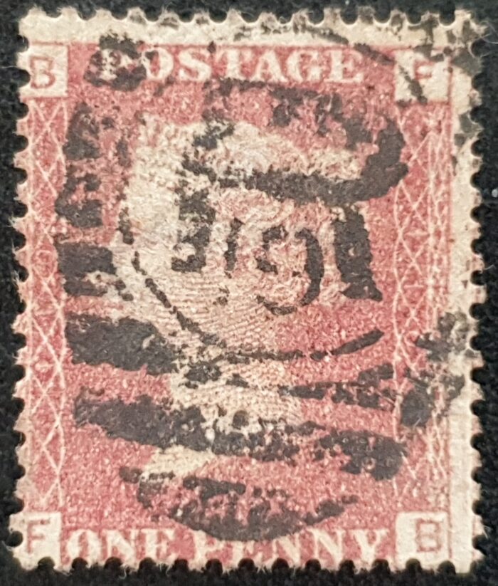 Great Britain Queen Victoria 1864 SG43 1d red Plate 110 FB used