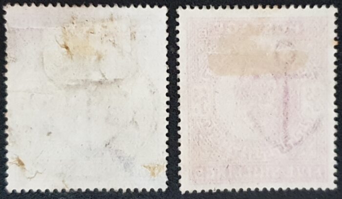 Great Britain King Edward VII 1902 SG260 & SG263 CDS JERSEY VFU - Image 2