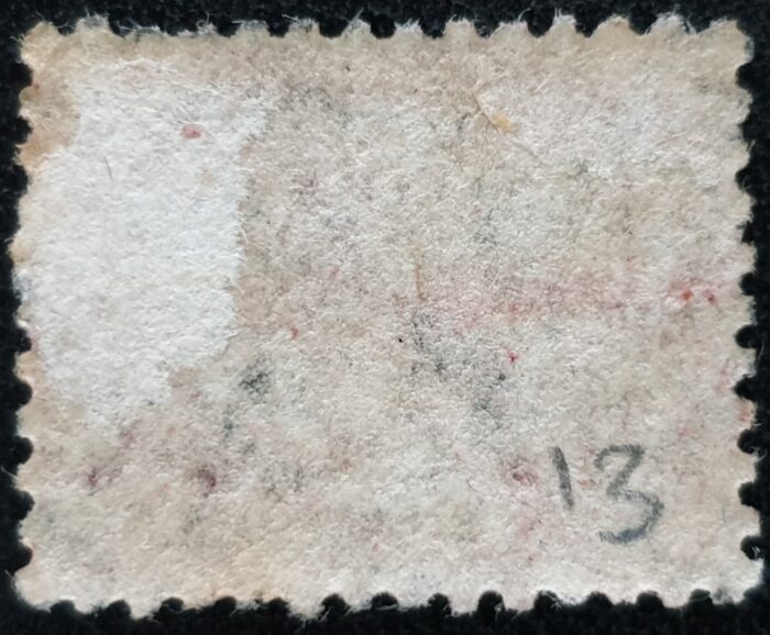 Great Britain Queen Victoria SG48 ½d rose red Bantam Plate 13 Letters LJ USED - Image 2