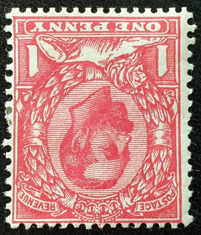 Great Britain King George V  SG329wi 1d carmine (Die B) M/M