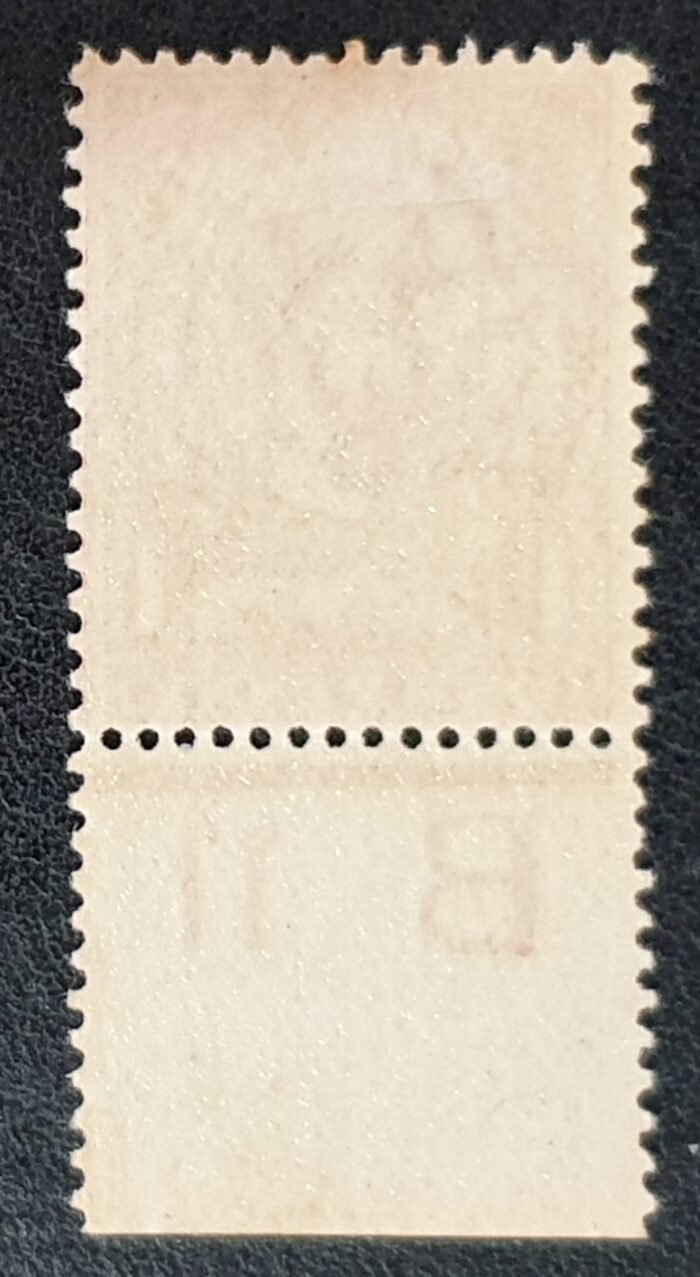 Great Britain King George V SG342 SPEC N11(1), 1d scarlet WMK CROWN Control 342 B11 (e) M/M - Image 2