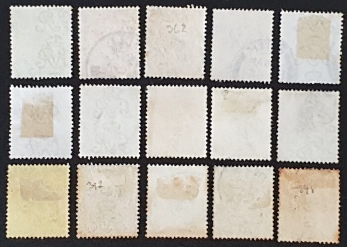 Great Britain King George V 1912/24 SG351-96 Set of 15 Wmk. Royal Cypher Fine Used. Cat £95 - Image 2
