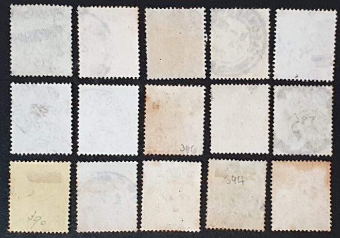 Great Britain King George V 1912/24 SG351-96 Set of 15 Wmk. Royal Cypher Fine Used. Cat £95 - Image 2
